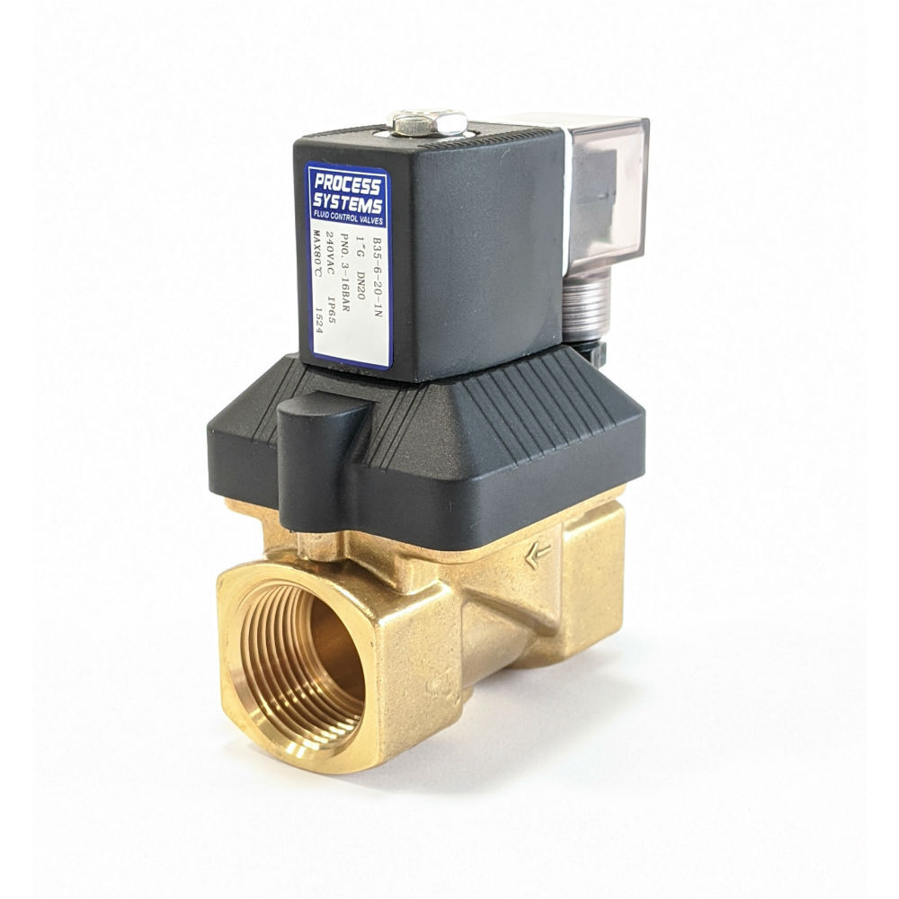 1.25" Inch Brass Zero Differential Electric Water Solenoid Process Valve 12V DC