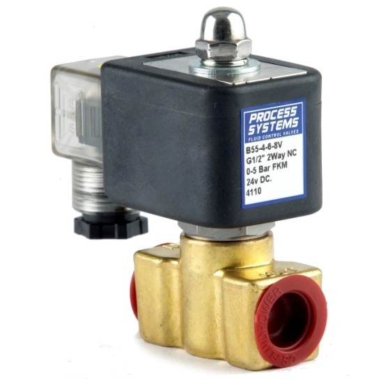 1/4 DC 12V Electric Solenoid Valve Air Water Fuel Gas Brass Normal Closed N/C 