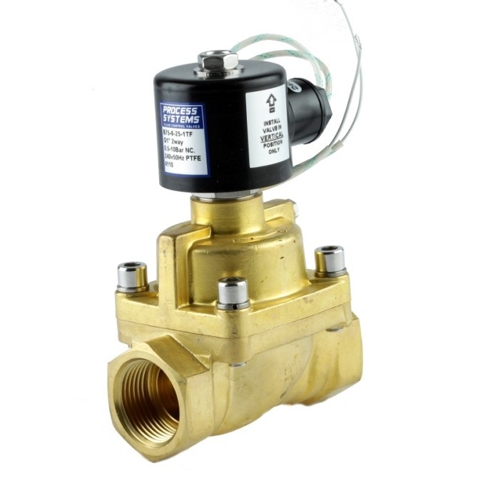 Steam / High Temperature Brass Solenoid valve normally closed