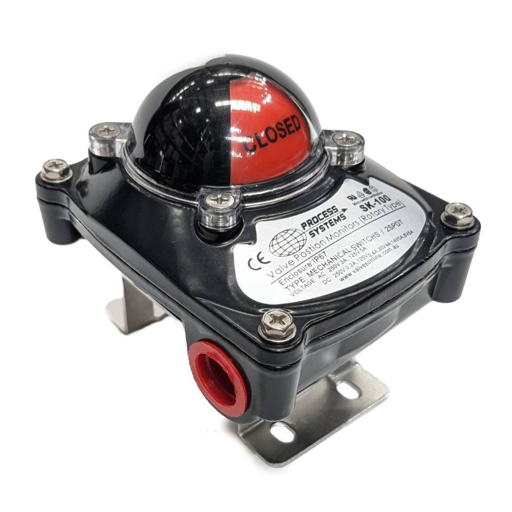 ITS-100 Valve Limit Switch Box Mechanical Micro Motion Limits Switches Valve Position Indicator for YPAYA Pneumatic Actuator AC DC 125V 250V 16A 1//2HP 1NO NC