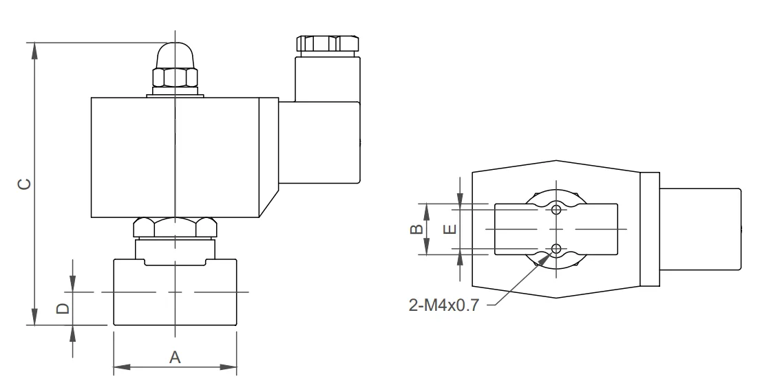316 Stainless Steel Normally Closed Direct Acting HIgh Pressure Solenoid Valve