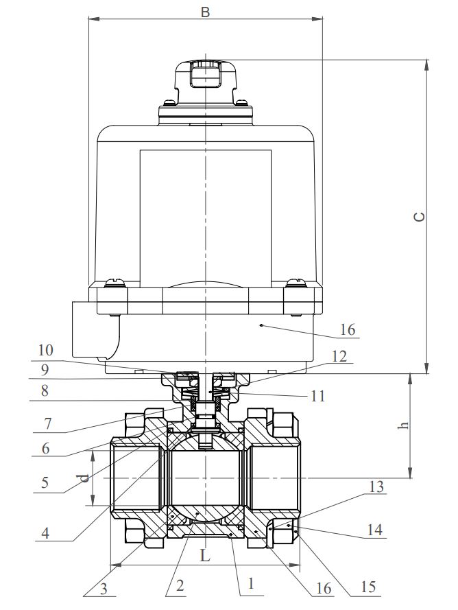 Stainless Steel Electric Ball Valve