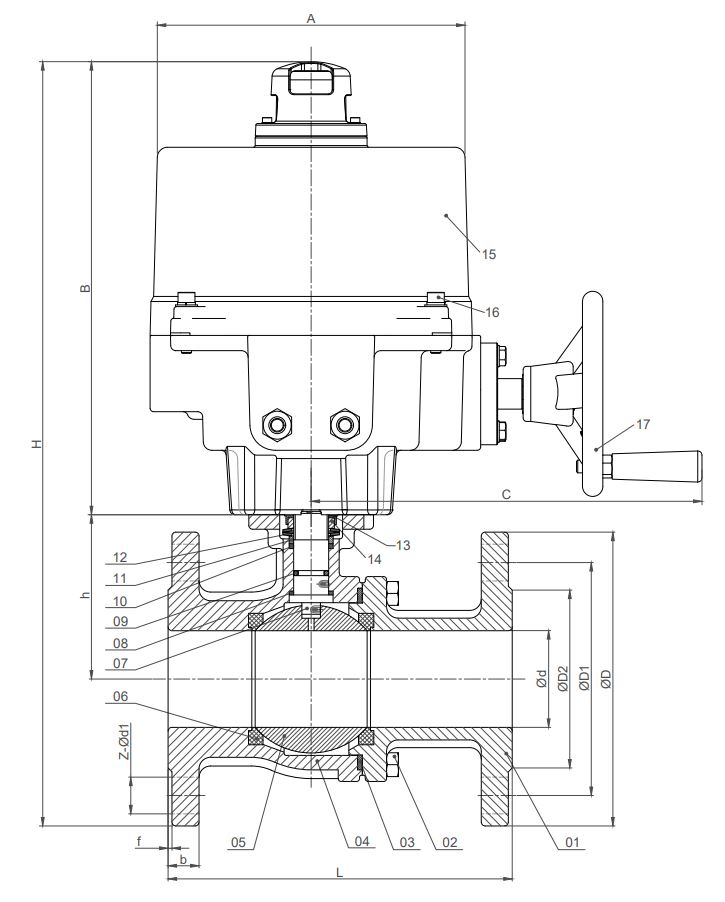 Electric Fire Safe Stainless Steel Ball Valve