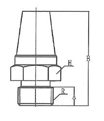 Brass Conical SIlencer