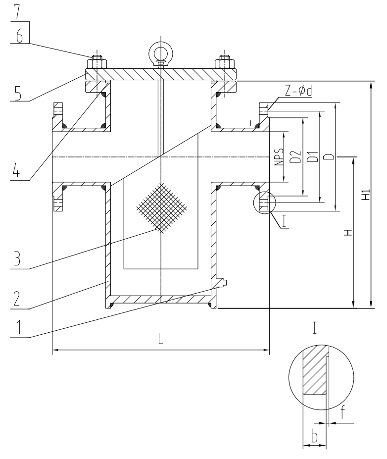 Cast Steel Basket Strainer