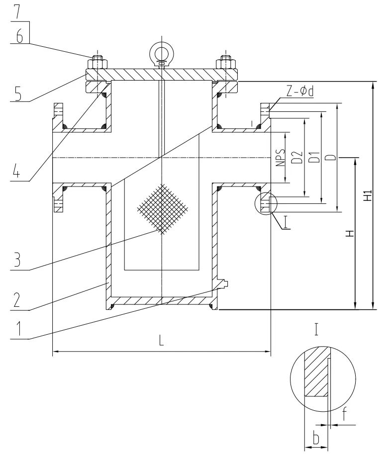 Cast Steel Basket Strainer