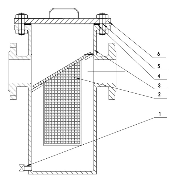 Carbon Steel Flanged Basket Strainer ANSI 150 Construction