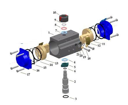 Double Acting Pneumatic Actuator