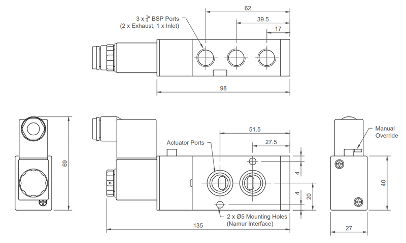 Namur Solenoid Valve