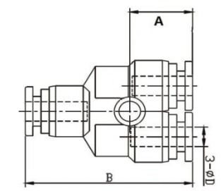 Imperial Y Union Push Fit Fitting