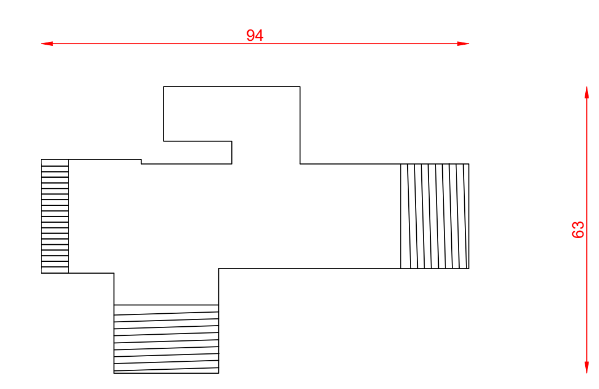Y strainer dimenions