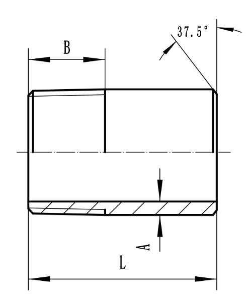 Stainless Steel Schedule 40 Weld Nipple Dimensions