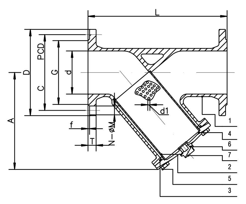 Stainless Steel Flanged Y Strainer