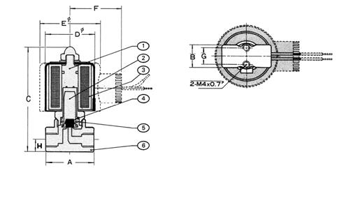 316 Stainless Steel Normally Closed Direct Acting Solenoid Valve