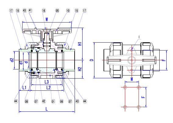 PVC Manual Ball Valve