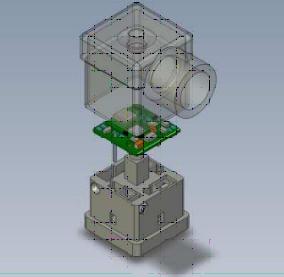 Square DIN Plug with LED