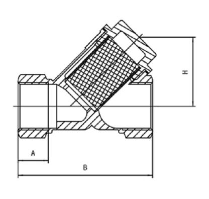 Brass BSP threaded Y Strainer