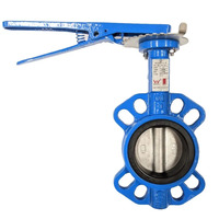 Ductile Iron Manual Butterfly Valve with 316 Stainless Steel Disc
