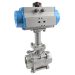 High Temperature Stainless Steel Spring Return Ball Valve