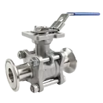 316 Stainless Steel Triclover End Manual Ball Valve