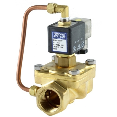 Brass Petrochemical Normally Open Differential Solenoid Valve