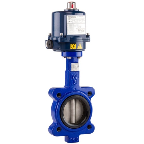 Lugged Cast Iron Electric Butterfly Valve