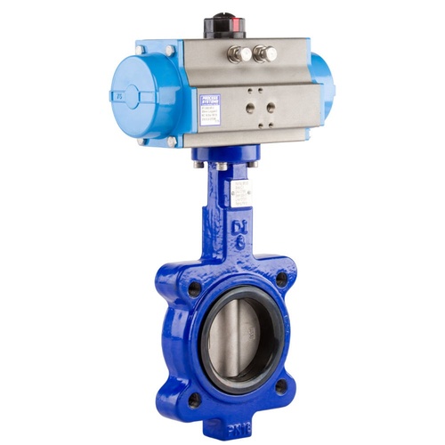 Lugged Cast Iron Spring Return Butterfly Valve