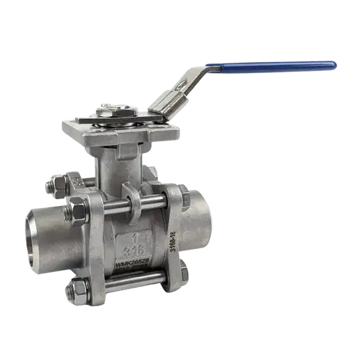 316 Stainless Steel Butt Weld Manual Ball Valve