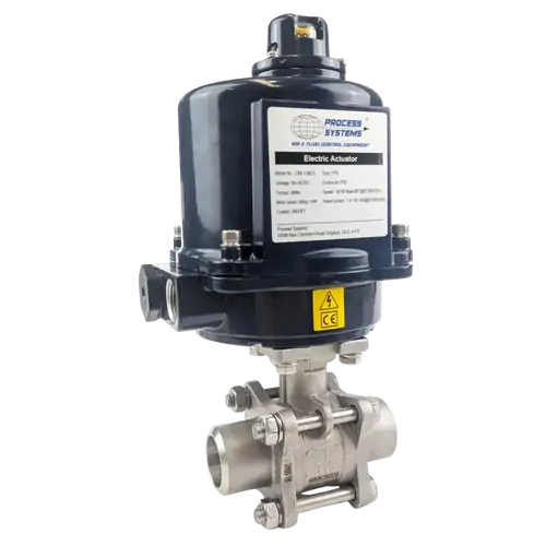 Stainless Steel Butt Weld Electric Ball Valve