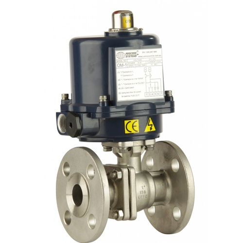 ANSI 150 Stainless Steel Flanged Electric Fire Safe Ball Valve