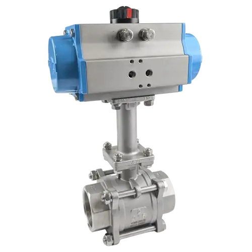 High Temperature Stainless Steel Spring Return Ball Valve