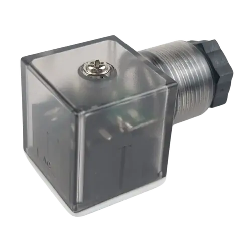 Square DIN Plug with LED
