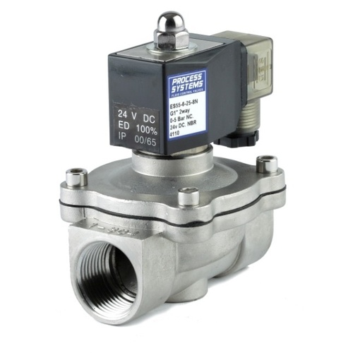 Stainless Steel General Purpose Zero Differential Normally Closed Solenoid Valve