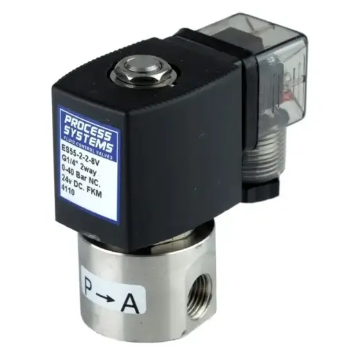 Stainless Steel General Purpose Direct Acting Normally Closed Solenoid Valve