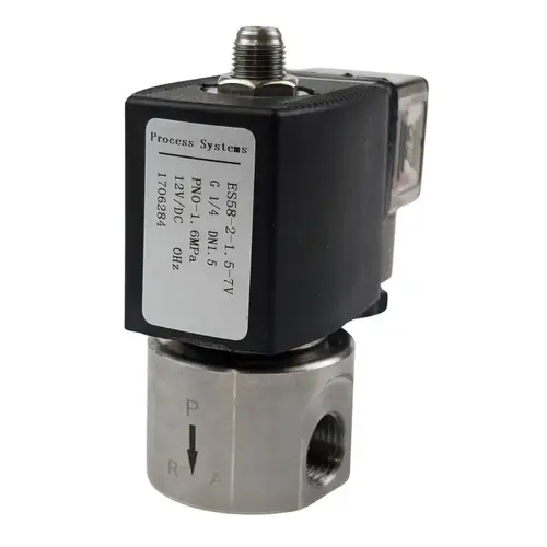 Stainless Steel 3 Way Direct Acting Normally Open Solenoid Valve