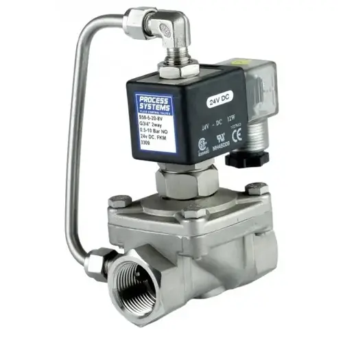 Stainless Steel Petrochemical Normally Open Differential Solenoid Valve