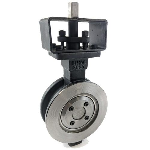 Cast steel Triple Eccentric Wafer Butterfly Valve 400°C